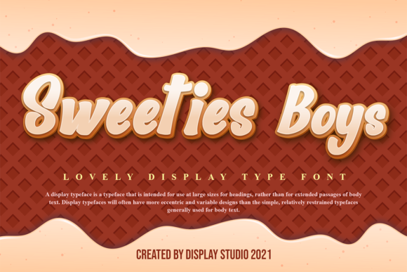 A Lovely Display Font for Handmade Product Charm