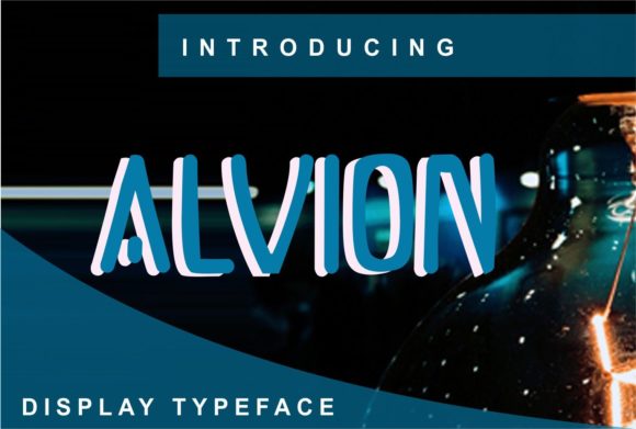Alvion: A Display Font for Clean, Adaptable Campaign Visuals