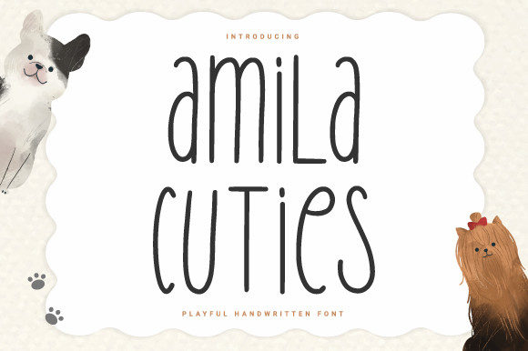 Amila Cuties: A Tall Display Typeface for Web Design