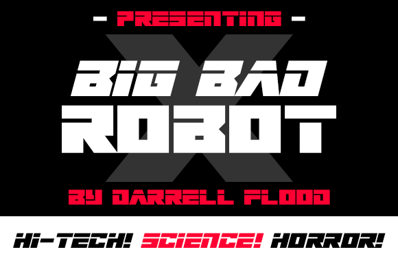 Big Bad Robot: A Bold Display Font for Web Designers