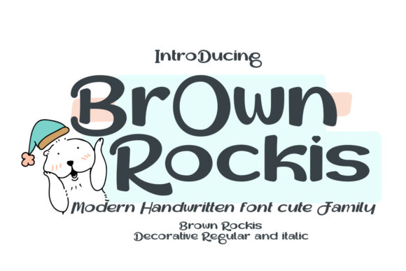 Brown Rockis: A Warm Display Font for Natural Editorial Layouts
