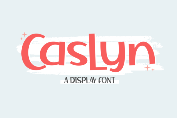 Caslyn: A Playful Display Font for Bold Web Experiences