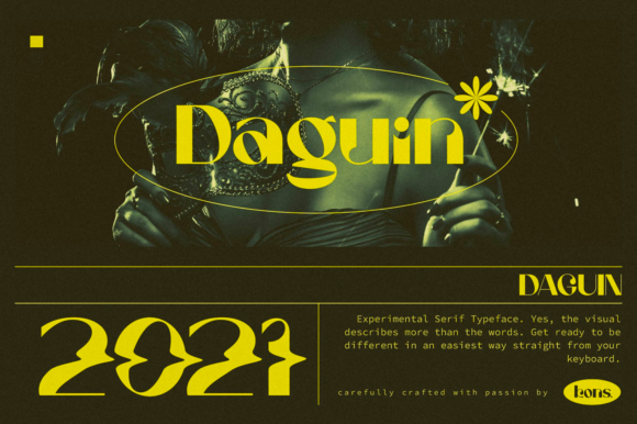 Daguin is the Display Font That Makes Digital Layouts Unforgettable