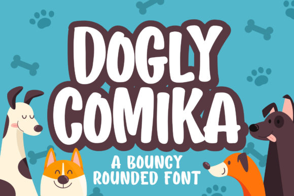 Dogly Comika: A Playful Display Font for Lively Branding Projects