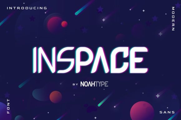 Inspace: A Futuristic Display Font for Unforgettable Branding