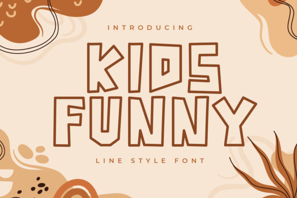 Kids Funny: A Playful Display Typeface for Real-World Branding