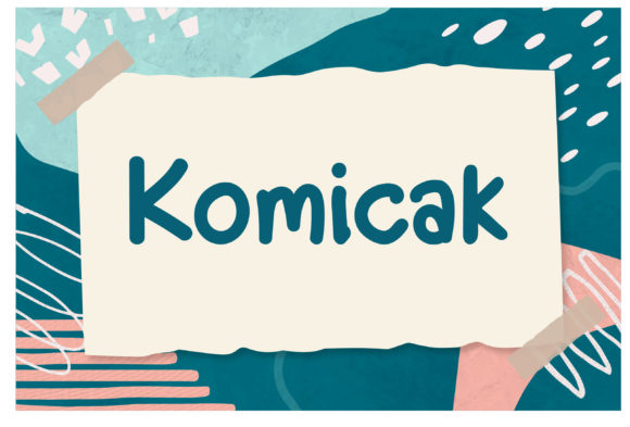 Komicak: A Friendly Display Font That Talks to Audiences