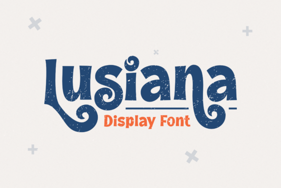 Lusiana: A Friendly Display Font for Everyday Branding