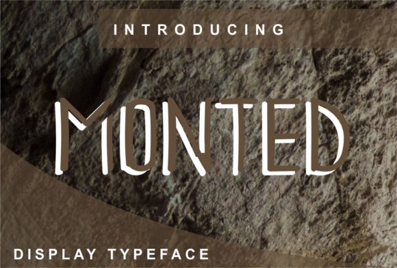 Monted Display Font: Sharp Typography for Web Design