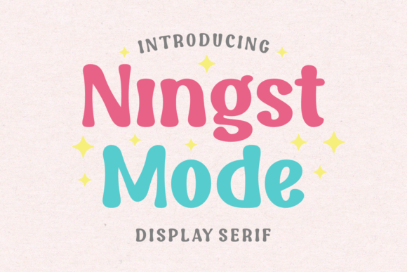 Ningst Mode: A Bold Display Typeface for Web Designers
