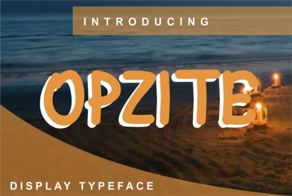 Opzite: The Sharp Display Font for Crafters
