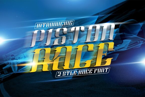 Piston Race: The Bold Display Font for High-Impact Campaigns