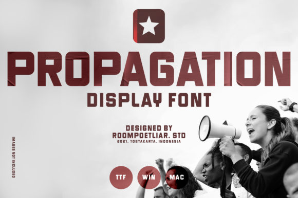 Propagation: A Bold Display Typeface for Digital Design