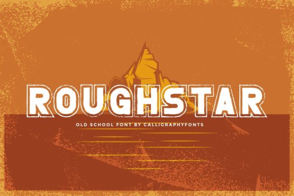 Roughstar: A Bold Display Font for Campaign Creatives