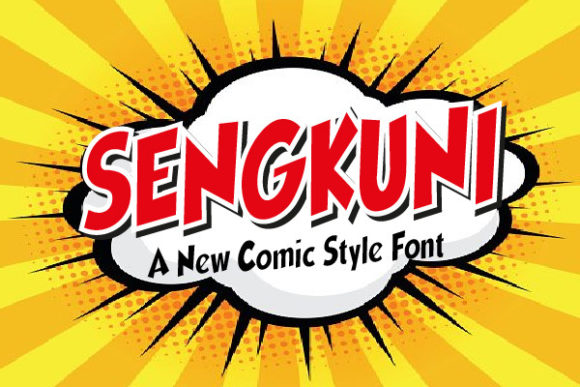 Sengkuni: The Bold Display Font That Makes Brands Memorable
