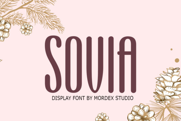 Sovia: A Handcrafted Display Font That Adds Warmth to Campaigns
