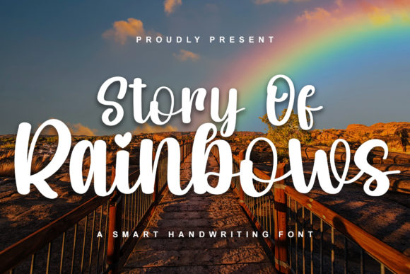 Story of Rainbows: A Chic Display Typeface