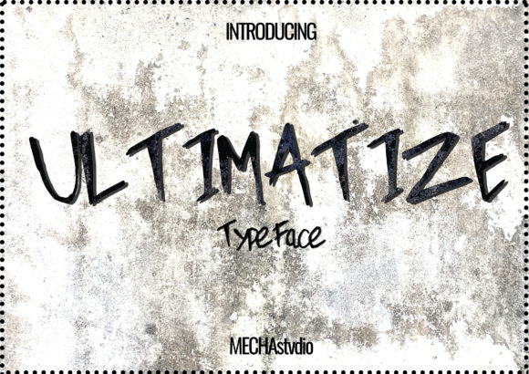 Ultimatize: A Bold Display Font for Campaign Creatives